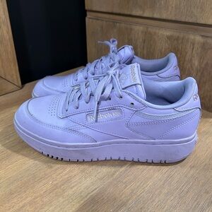 Reebok Cardi B Club C Purple Sneakers